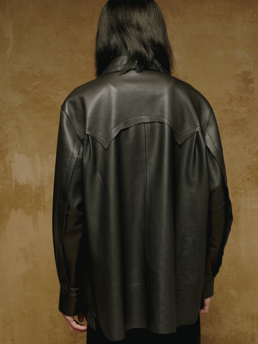 CRUEL LOVE LEATHER SHIRT JACKET *LAMBSKIN